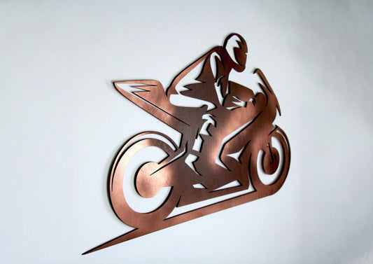 Buchenholz Motorrad Supersportler wanddekoration 70 cm