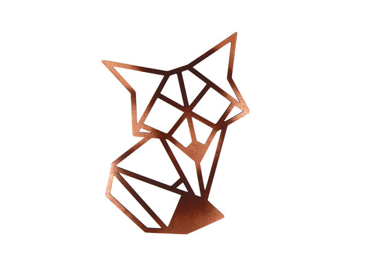 Fuchs aus Buchenholz - Wanddekoration