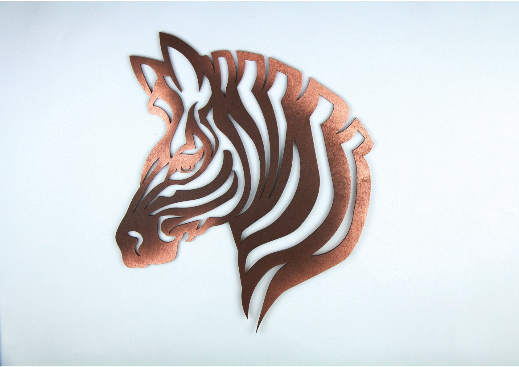 Buchenholz Zebra - Holz-Wanddekoration