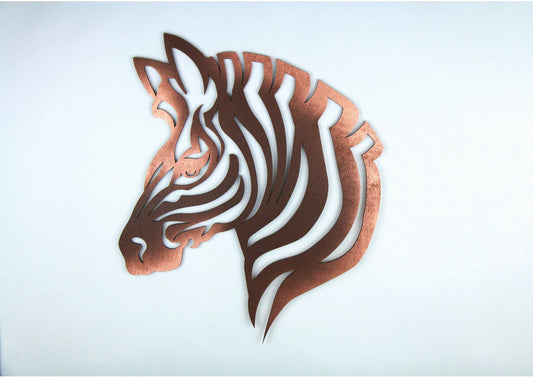 Buchenholz Zebra - Holz-Wanddekoration