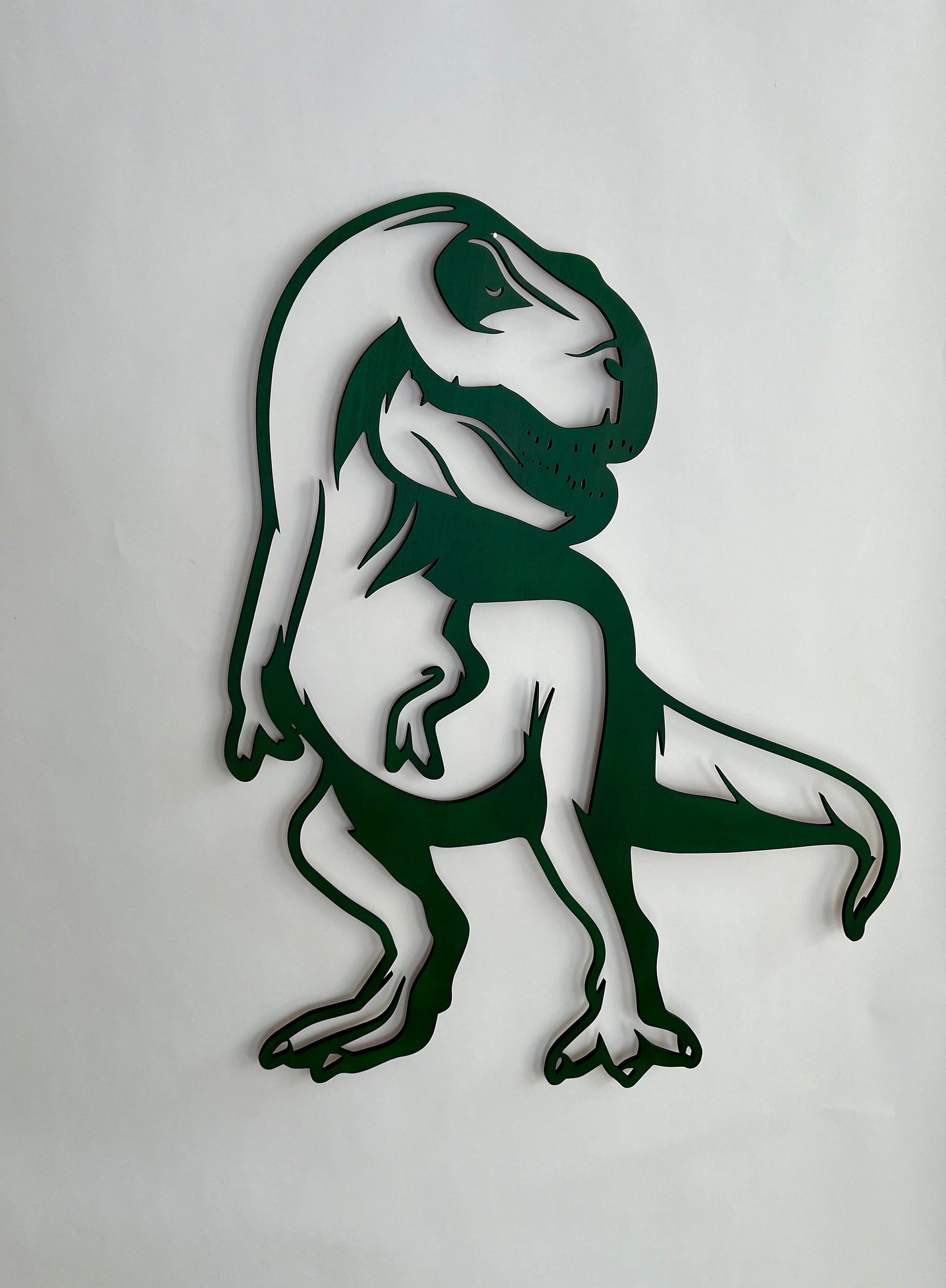 Buchenholz-T-REX Wanddekoration 70cm