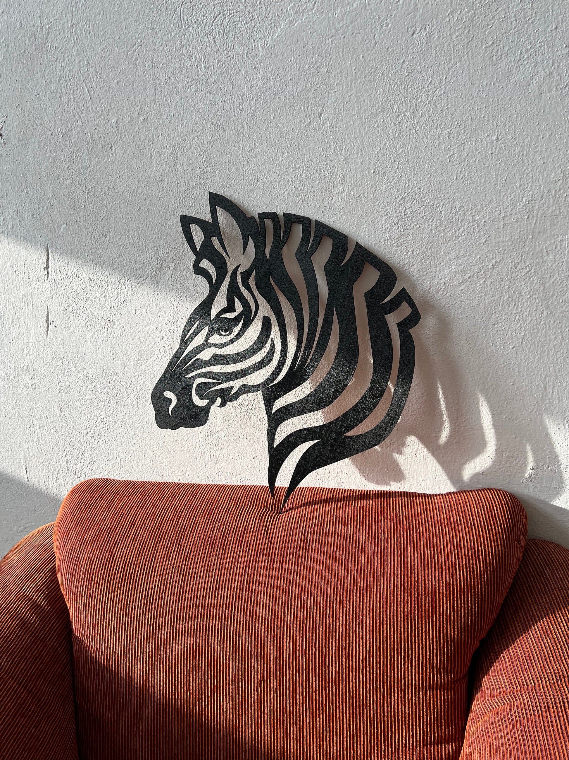 Buchenholz Zebra - Holz-Wanddekoration