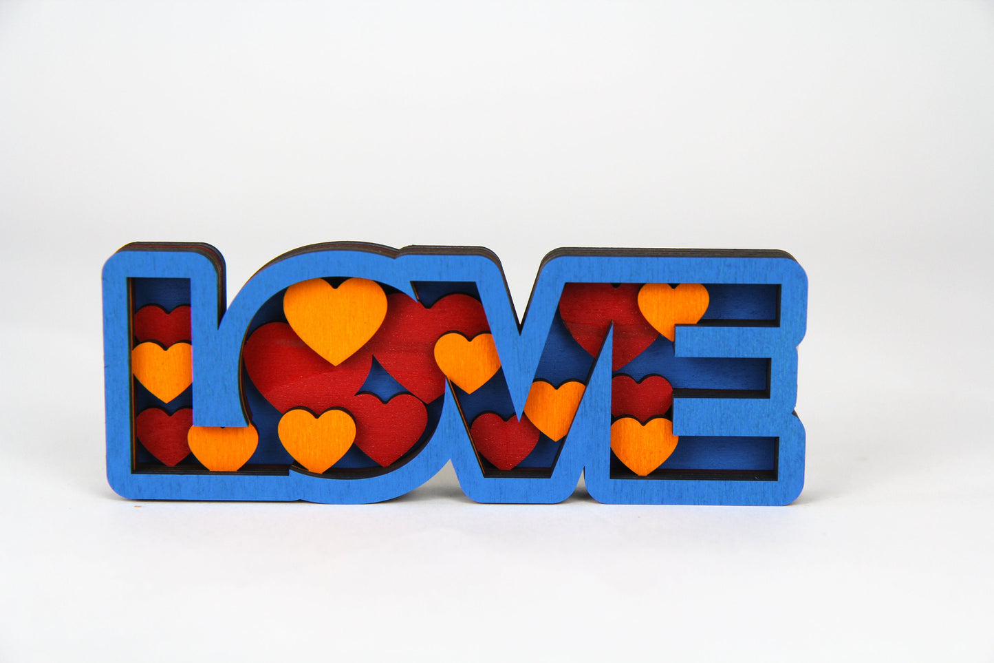 Love 3D Figur / Schild / zum hinstellen / Perfekt als Geschenk : Jahrestag, Valentinstag, Geburtstag, Weihnachten / in 2 Größen erhältlich