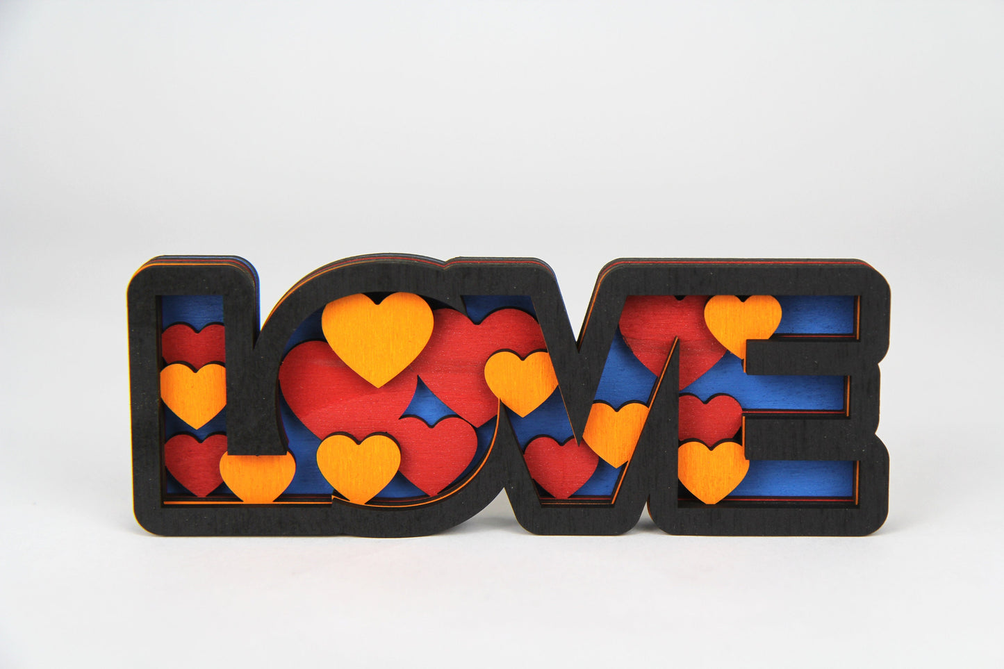 Love 3D Figur / Schild / zum hinstellen / Perfekt als Geschenk : Jahrestag, Valentinstag, Geburtstag, Weihnachten / in 2 Größen erhältlich