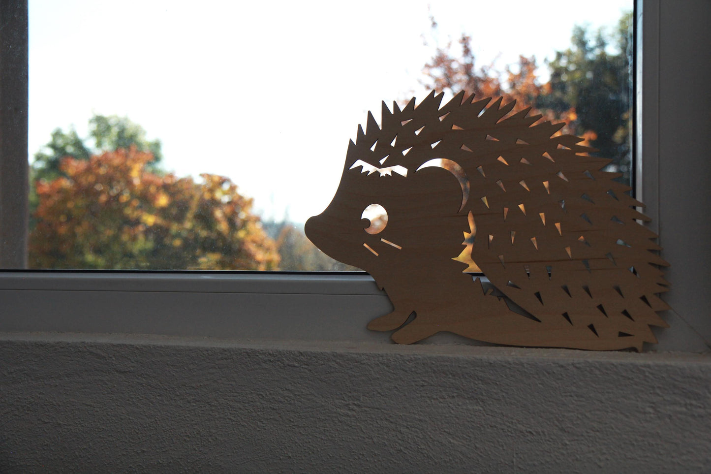 Igel Dekoration für die Wand oder dem Garten / Perfekte Dekoration für den Herbst