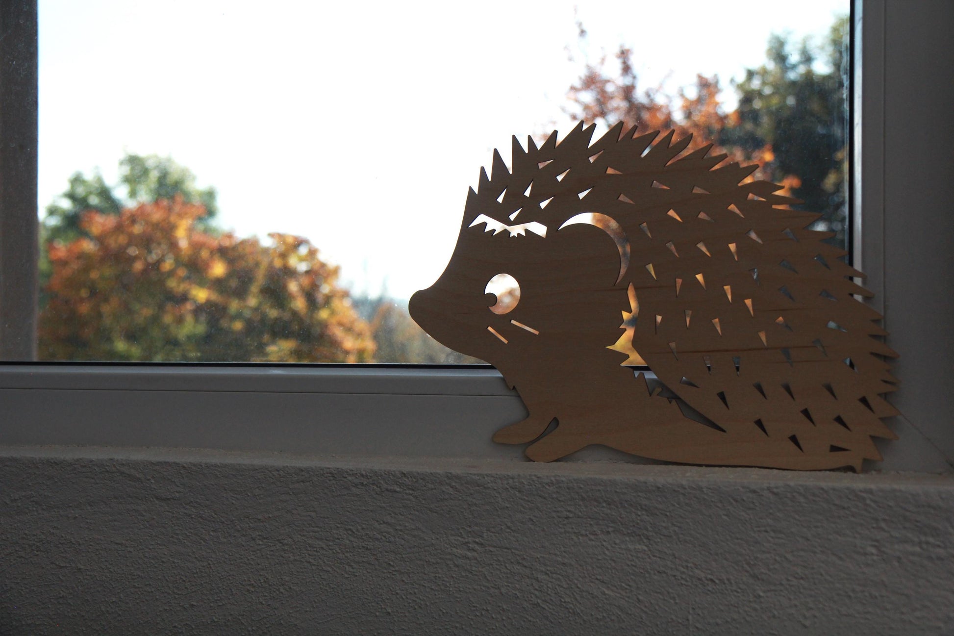 Igel Dekoration für die Wand oder dem Garten / Perfekte Dekoration für den Herbst