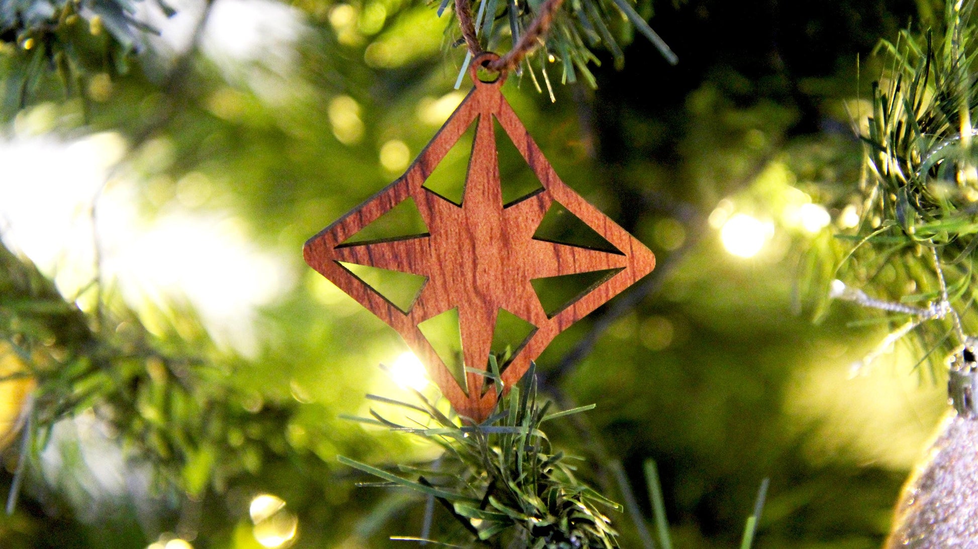 Baumschmuck für die Weihnachtszeit / 10er Set / Ca. 6-7 cm groß / Schneeflocken / Tannenbaum / Zuckerstange