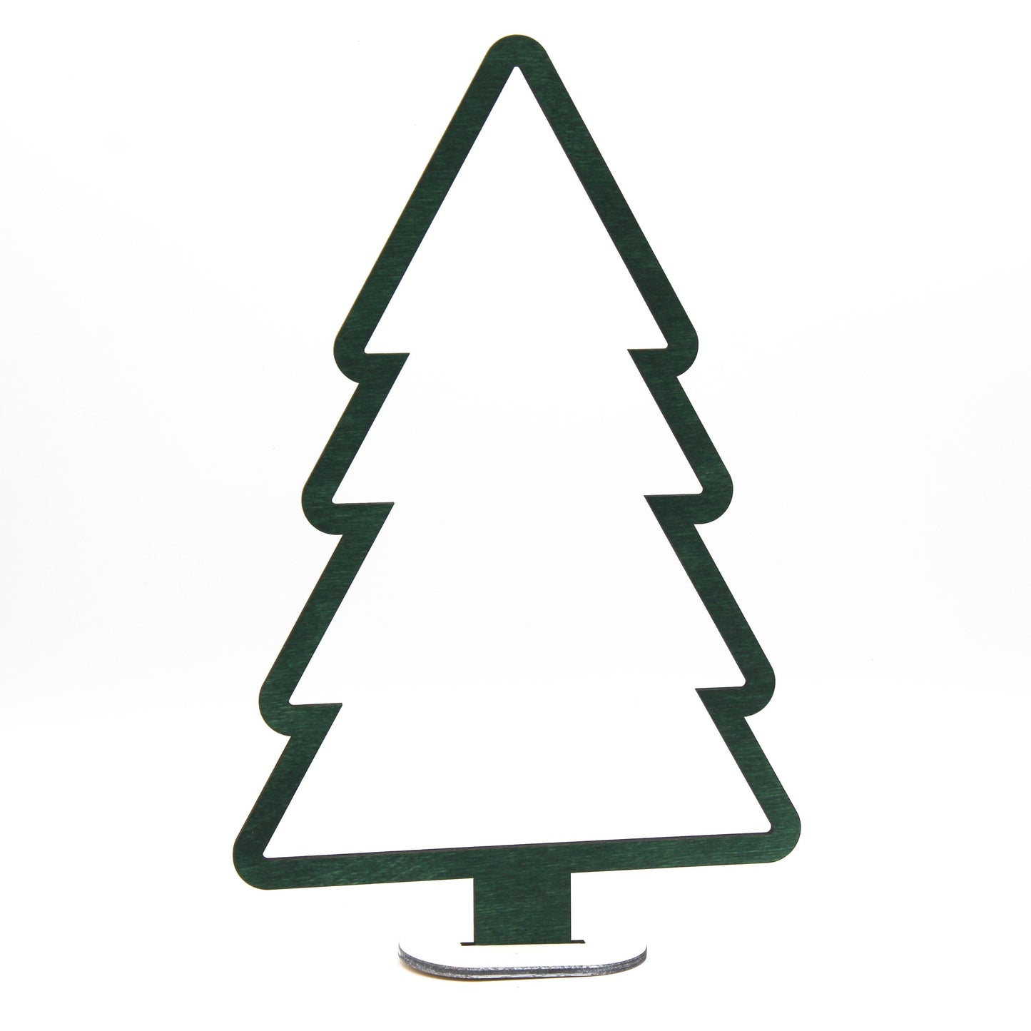 Tannenbaum Einzeln oder im 3er Set / Verschiedene Größen / Hirsch, Wichtel, Schneeflocken / Weihnachtsdekoration zum hinstellen