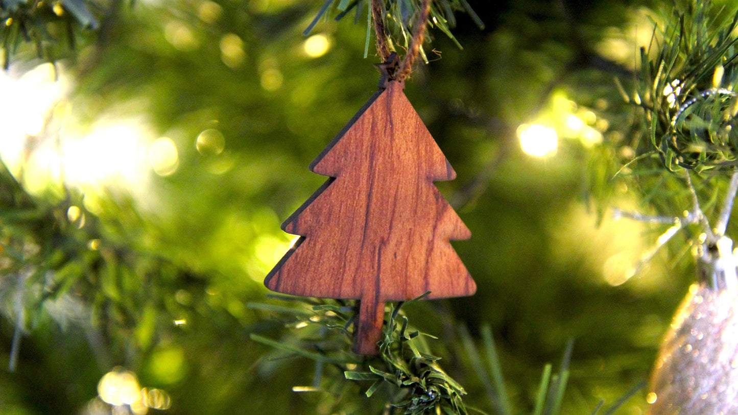 Baumschmuck für die Weihnachtszeit / 10er Set / Ca. 6-7 cm groß / Schneeflocken / Tannenbaum / Zuckerstange